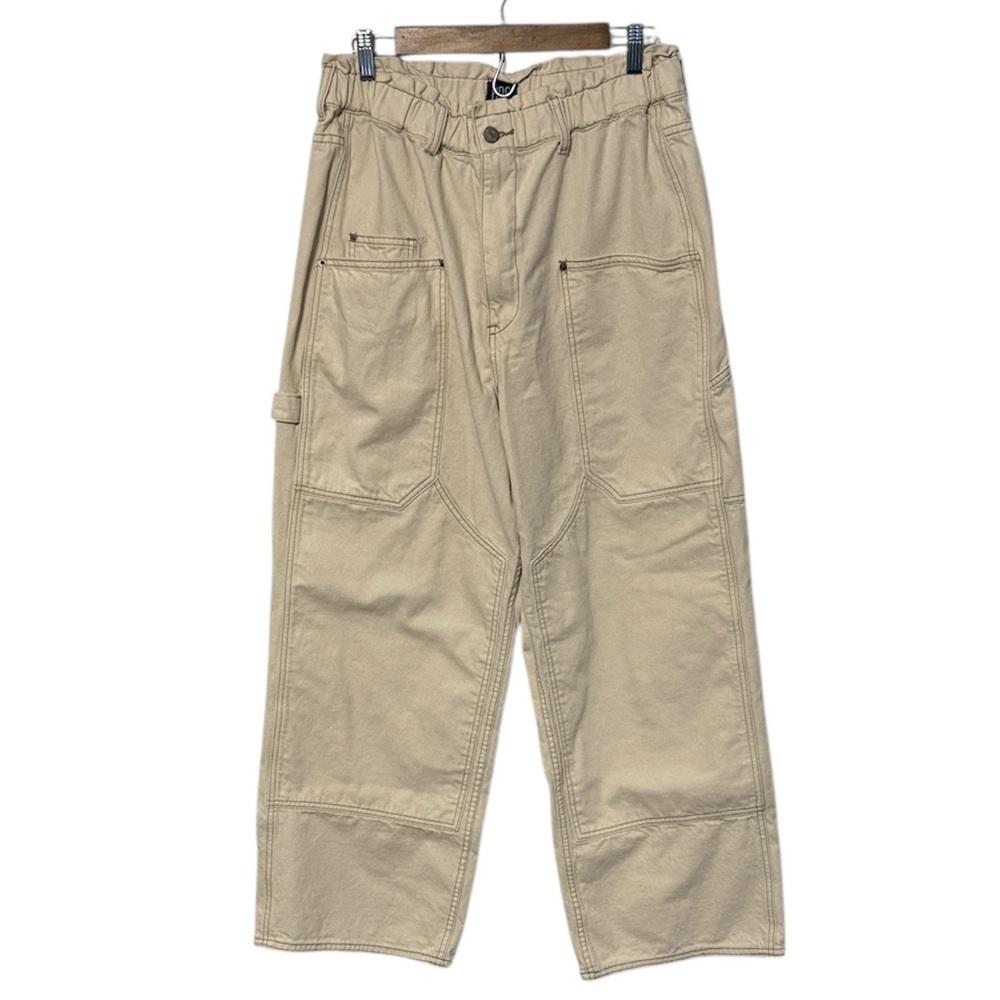 BDG Wide Leg Utility Pants in Khaki